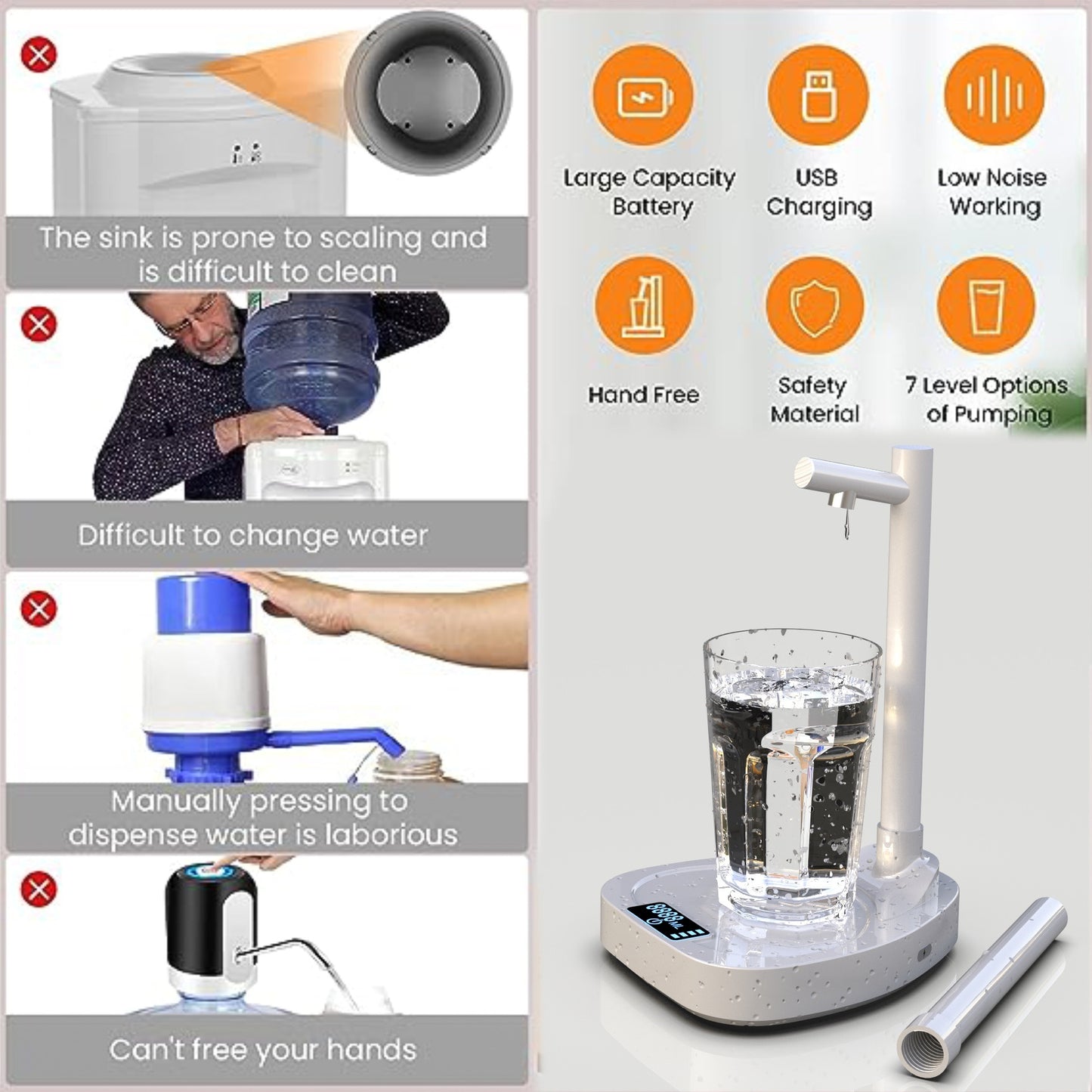 desktop water dispenser