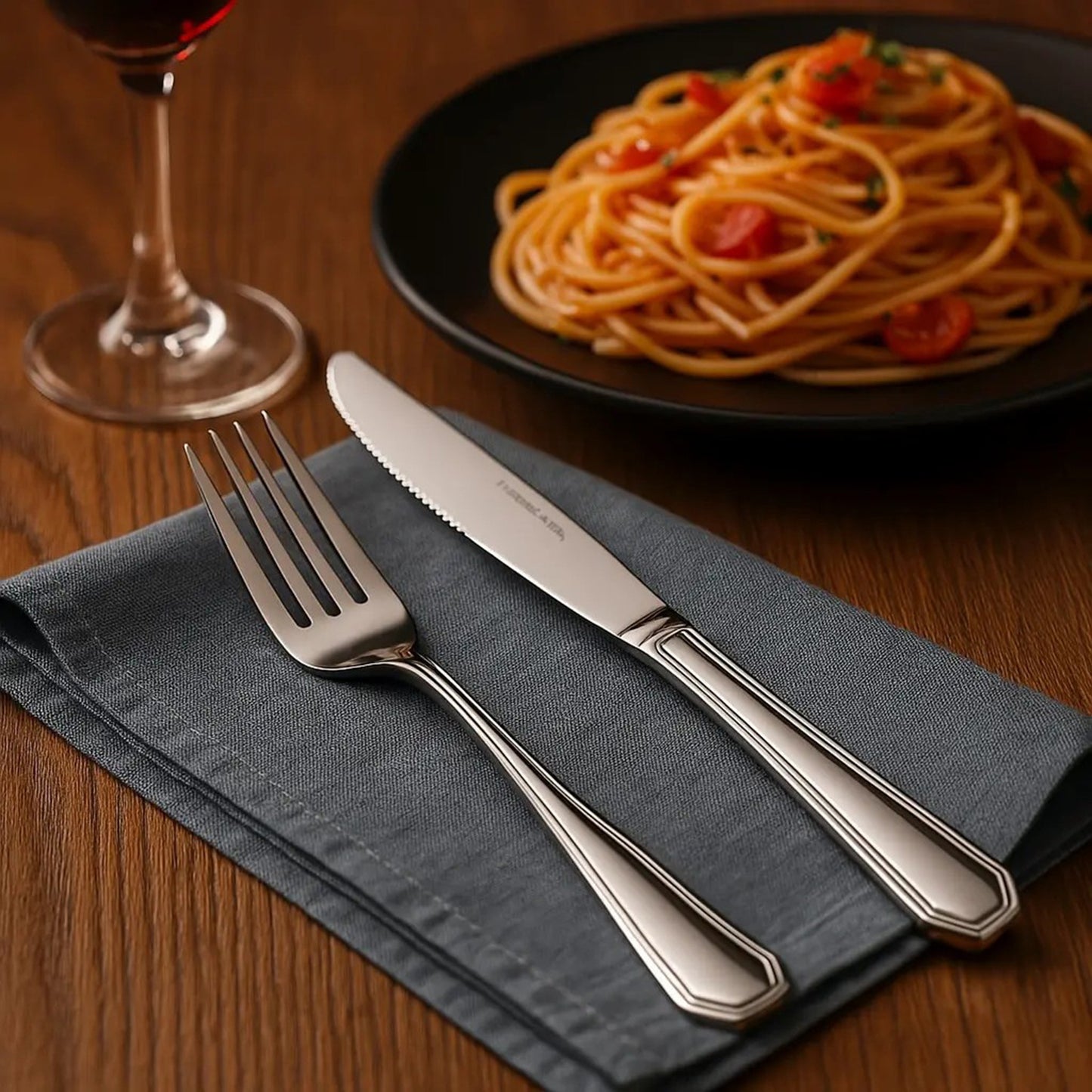 16-Piece Luxury Premium Silverware Dinnerware Tableware Set For Home