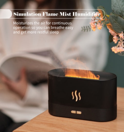 Aroma Diffuser With Flame Light