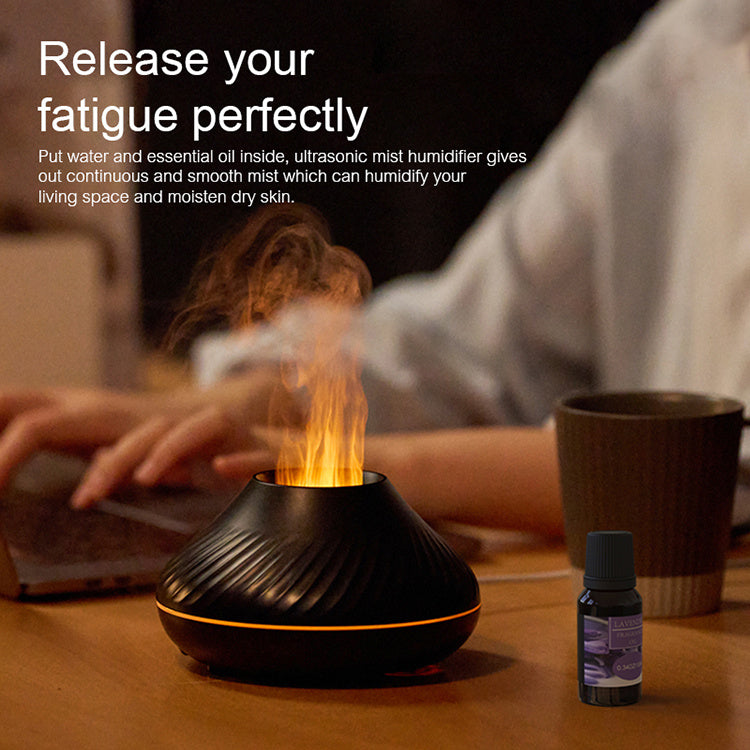 t RGB Flame Aroma Diffuser 130Ml